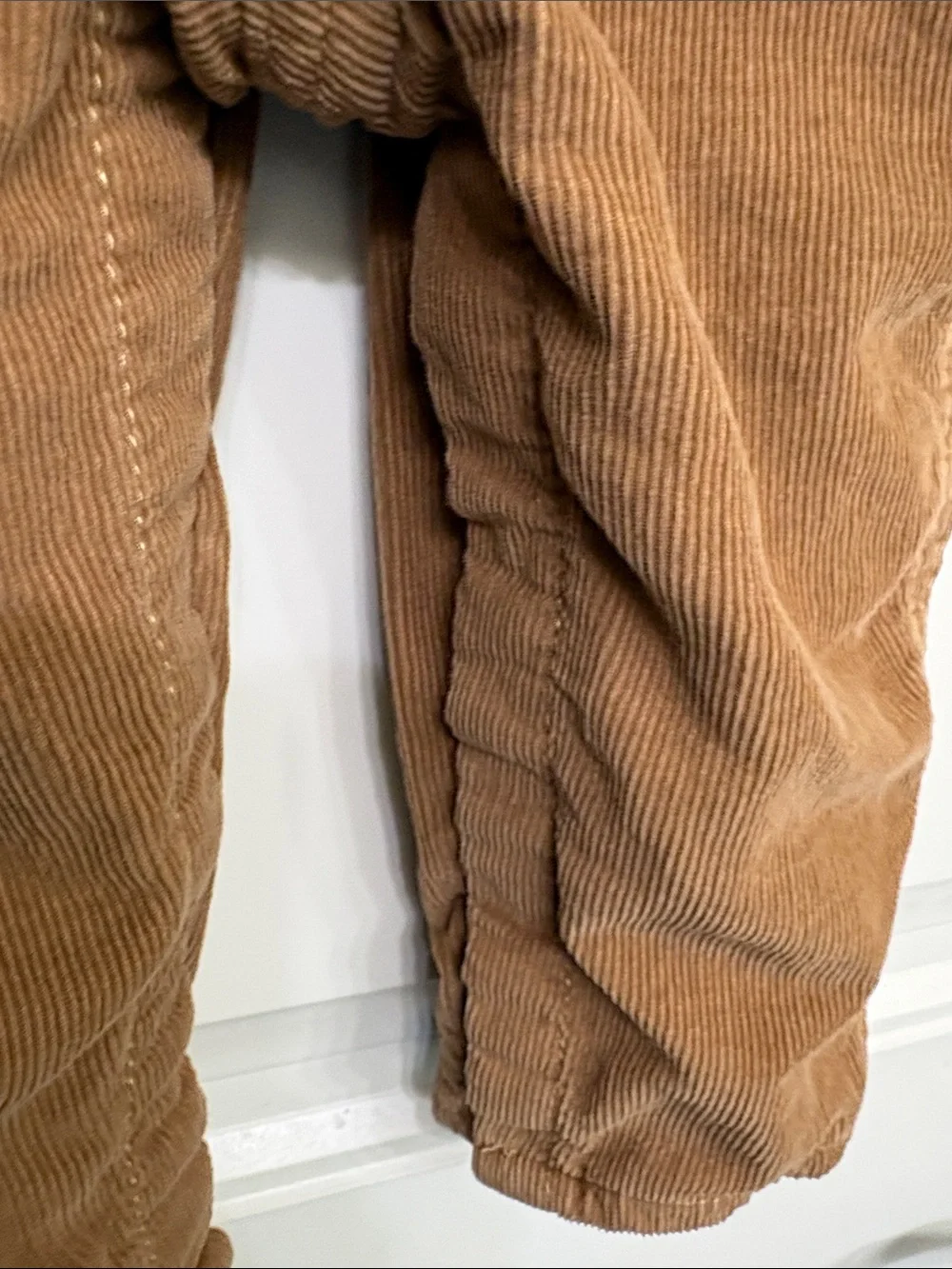 OshKosh B'gosh Tan Brown Corduroy Kids Overalls